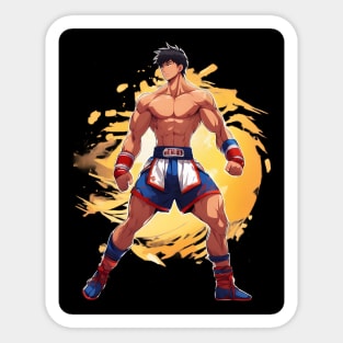 Kick Boxing Sticker